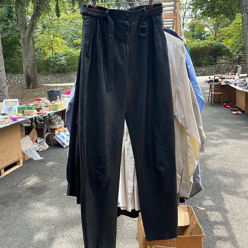 Leather pants